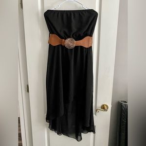 Two strapless summer dresses Sz L (great with cowboy boots)